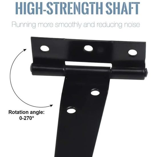 4 Charnières De Porte, 2 Verrous De Protection, Charnières En