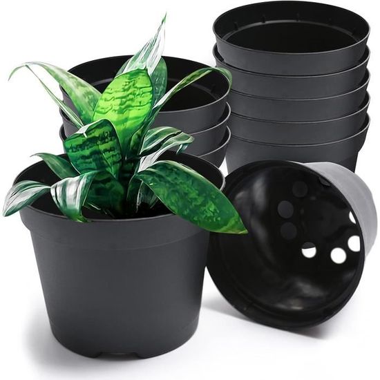 Lot de 3 Pots de Fleur - Pots Plante Intérieur en Ficelle de Papier -  Décoration créative - Ronde - Taille - Φ 10cm,14cm, 20 cm - Cdiscount Jardin