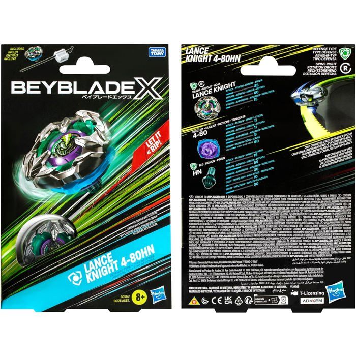 Beyblade X Single Pack - Toupie rotative Black Keel Shark | Votre wishlist sur Beyblade X Single Pack - Toupie rotative Black Keel Shark | Votre wishlist sur