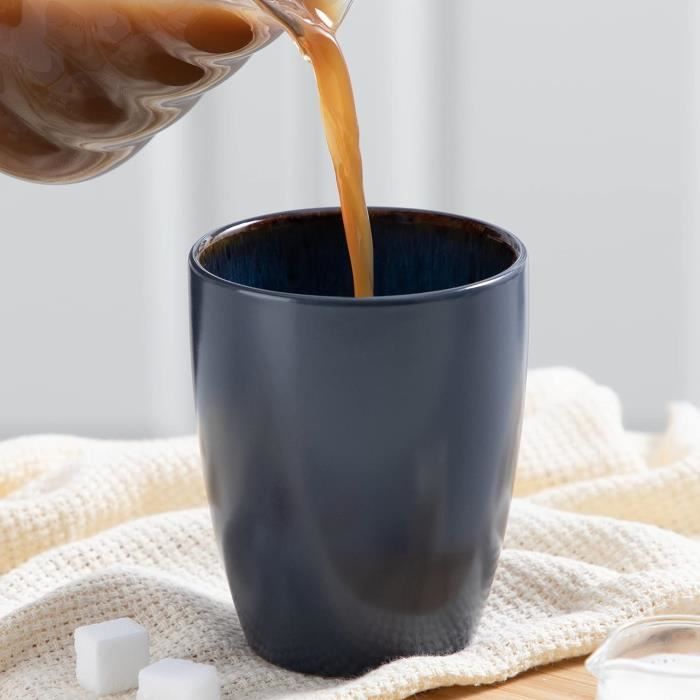 Set De 4 Mugs à Café 'Coffee Break' - Multicolores - Neuf Sous Emballage
