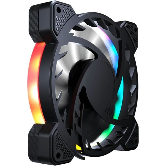 Lot De 3 Ventilateurs De Boitier Thermalright TL-C12CW-S  RGB 120 Mm Pwm 39909