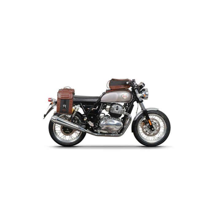 Sacoches Latérales étanches Bagtecs WP6 Pour Royal Enfield Interceptor 650 – Neuves