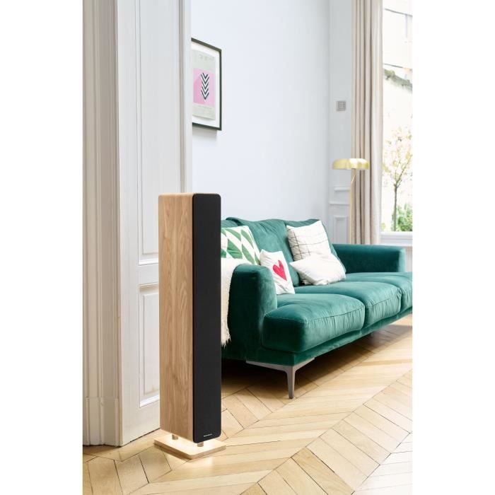 Micro-chaîne Bluetooth - THOMSON - Bois/Noir - Radio FM/DAB /CD/MP3/U