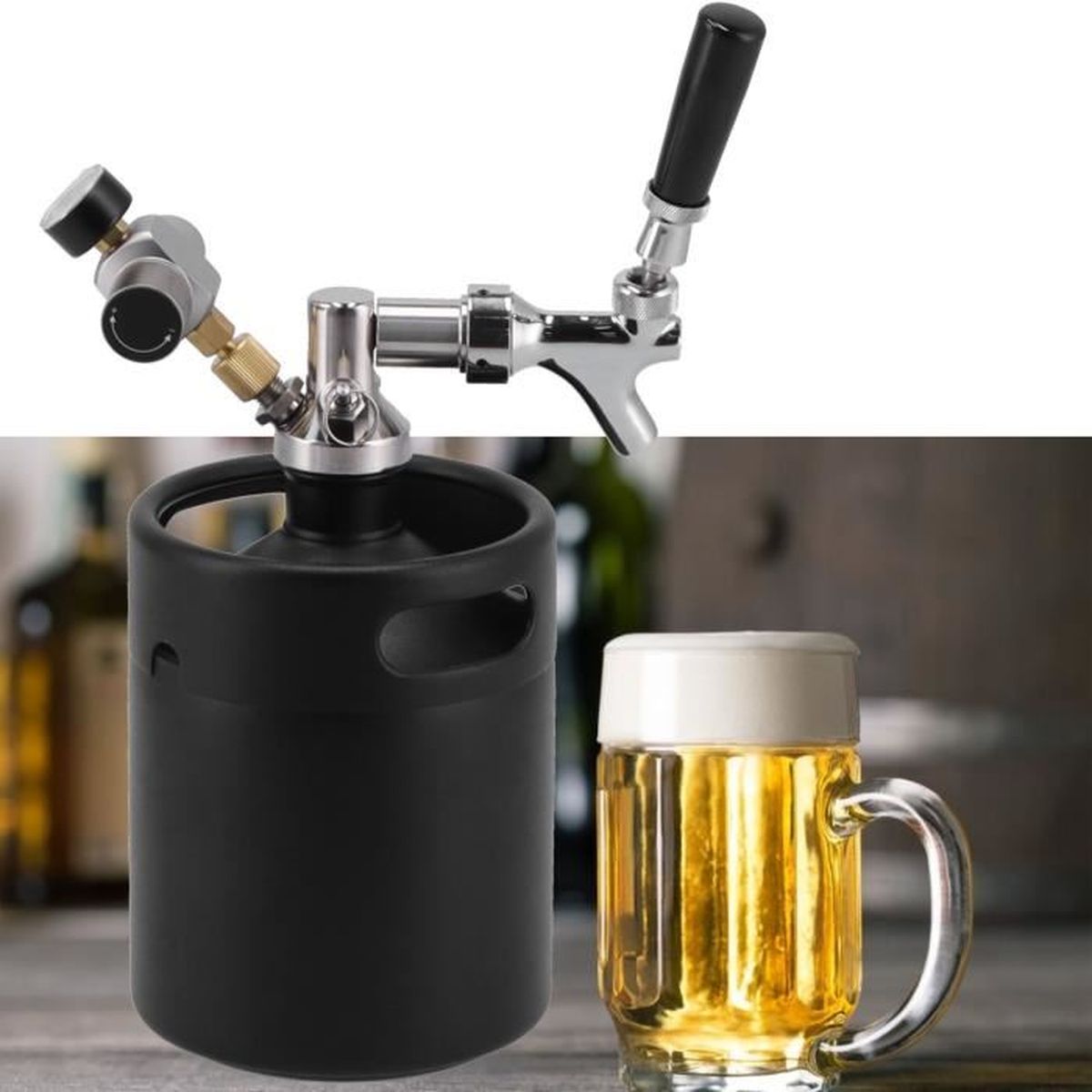 XIF Mini-distributeur automatique de bière et de vin en acier ...