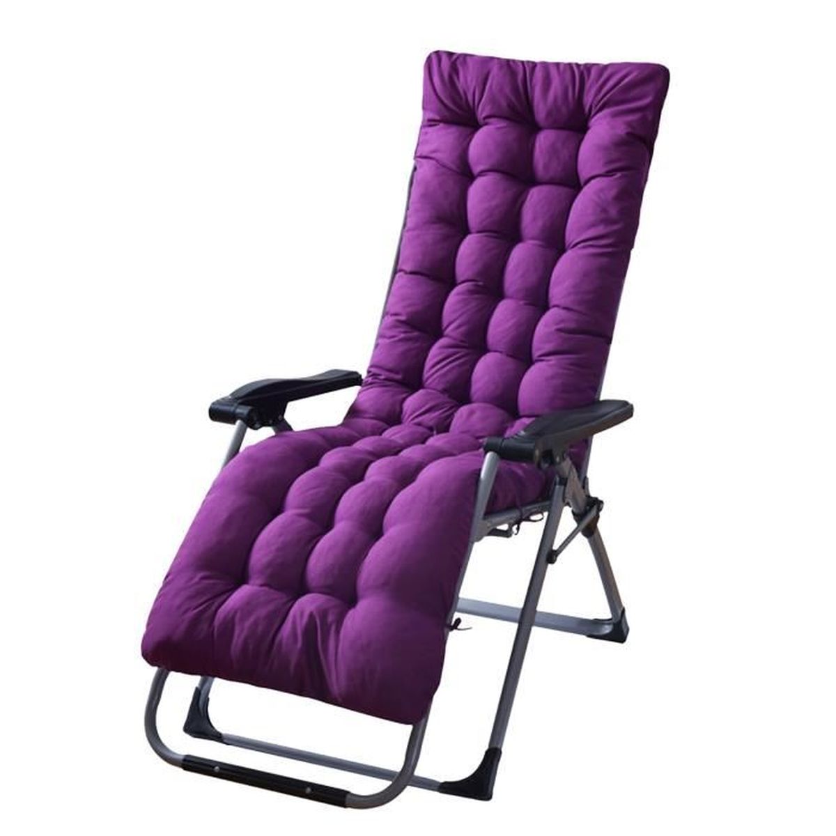 Coussin De Chaise Longue Rayé Jaune - 45 X 120 Cm - Pour Jardin, Plage, Terrasse - 14