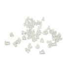 PRESENTOIRS POUR BIJOUX Femoir boucle d'oreille poussoir tube 5 x 5 mm (50 pièces) Transparent