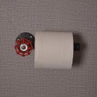 Support de serviette en papier pour support de serviette de tuyau d'eau industrielle pour armoire de cuisine murale