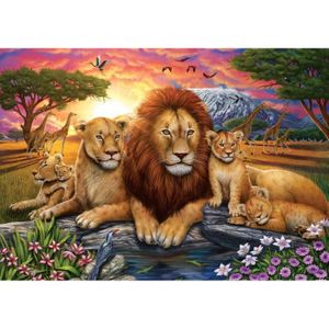 PUZZLE Puzzle 1000 pièces - ART PUZZLE - Famille Lion - A