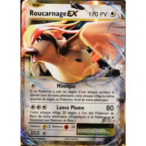 CARTE A COLLECTIONNER carte Pokémon 64-108 Roucarnage EX 170 PV XY - Evo