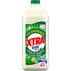 Lessive liquide Xtra Total pas chère : 12 litres pour 10.75 €