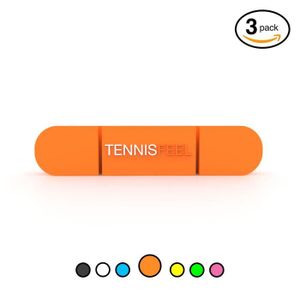 ANTIVIBRATEUR Anti Vibrateur Tennis1 3 - Tennis Feel Clipme -  Antivibrateur Maintien & Longue Durée Lot (orange)