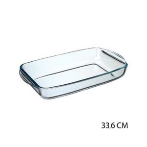 Plat rectangle verre à feu 40x27 cm - 1690423 - Borcam - Cdiscount Maison