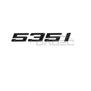 INSIGNE MARQUE AUTO Blosh Black 535i - Voiture 3D ABS Coffre Lettres L