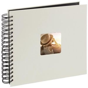 25 pages taupe//beige Album photo Fine Art album /à spirales 36 x 32 cm 10609 50 pages noires Hama avec d/écoupe pour y mettre une photo