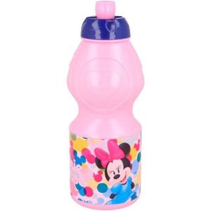 GOURDE Disney bouteille d'eau Minnie Mouse filles 400 ml rose