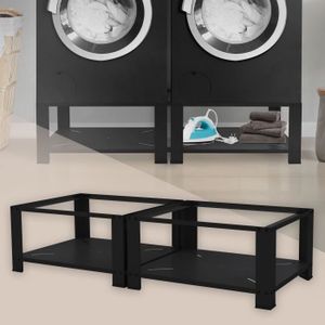 PIÈCE LAVAGE-SÉCHAGE  Supports de machine à laver Noir ML-Design - Lot d