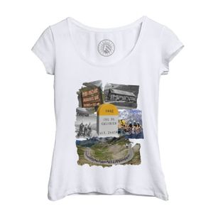 MAILLOT DE CYCLISME T-shirt Femme - Fabulous - Col Echancré Blanc - Manches courtes - Cyclisme Tour Montagne