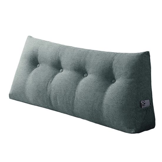Support Dos Ergonomique Lit Canapé OHMG-Coussin Compensé Triangulaire, Oreiller De Lecture TêTe De Lit Oreiller Lecture Dossier Lit