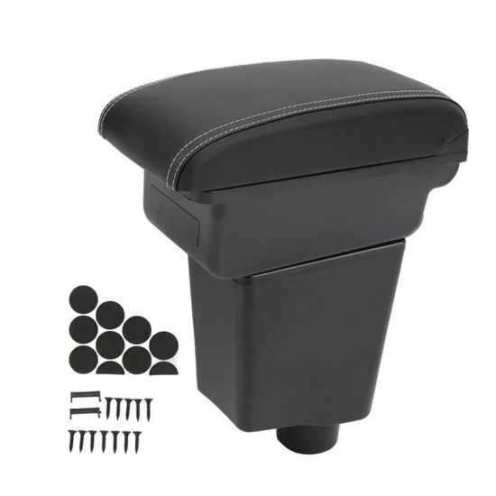 Boîte De Rangement Pour Console Centrale Fiat 500X (2016+) - Organiseur D'accoudoir Avec Tapis Antidérapant - 10