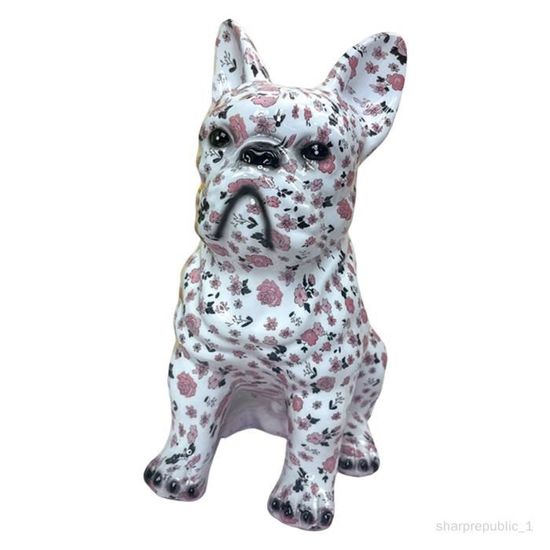 Statue De Chien égyptien Décorative Avec Bol - Résine, 25 Cm, Pour Salon, Bureau, Décoration