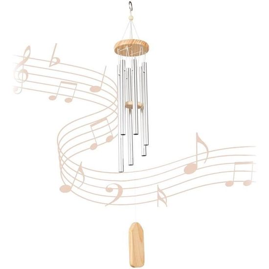 Carillon éolien Unique Pour Extérieur, Extérieur Avec Support En Bois, Carillon Commémoratif De 78 Cm Avec Carillon éolien Unique Pour Extérieur, Extérieur Avec Support En Bois, Carillon Commémoratif De 78 Cm Avec