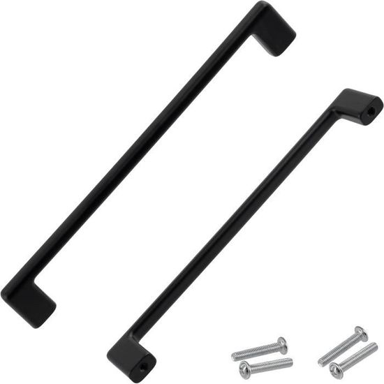 758 - Lot De 2 Poignées De Porte De Meuble Entraxe 192 Mm - Armoire Placard Tiroir Aménagement