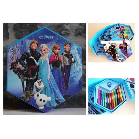 Coffret coloriage crayon  Reine des neiges elsa  Cdiscount BeauxArts