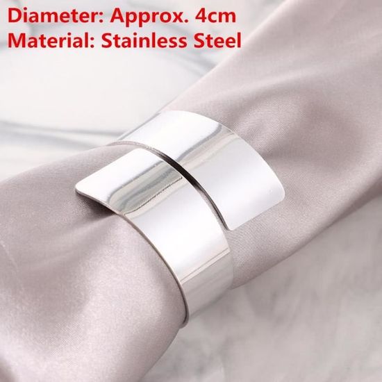 Bague Serviette De Table 6 Pièces Ronds De Serviette De Noël - Porte-anneaux De Serviette En Alliage De Noel Boucle Renne Argen 9193396494483 Essuie Main Noel