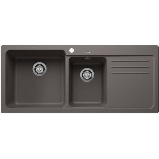 Évier à Encastrer Blanco Metra XL 60cm - Silgranit - Noir - Neuf 525932