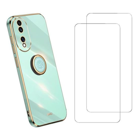 Coque Transparente Honor View 20 Avec Anneau Rotatif 360° - Compatible Support Magnétique Voiture - Protection Anti-choc