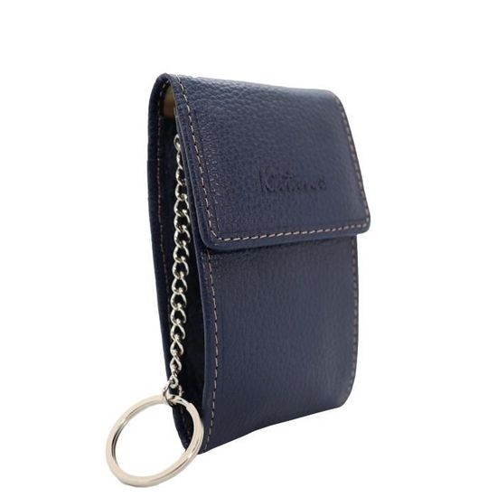 KATANA Petit porte monnaie en cuir réf 753058 choco (4 couleurs