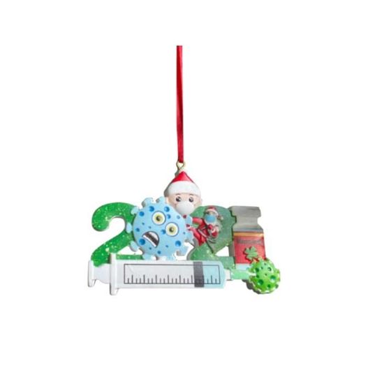 Décoration Noël Carrousel En Acrylique - Ornement Plat 26 X 25 Cm - À Accrocher Au Sapin, Au Mur Ou Sur La Cheminée