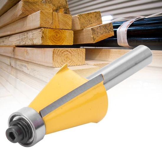 Fraise à Chanfreiner Bosch 8mm - Pour Bois Et Menuiserie