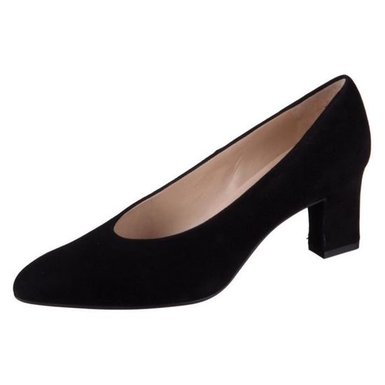 Escarpins Peter Kaiser Femme Taille 38 Noir - Talons Aiguille Cuir - Style Vintage - Neuf Sans Emballage