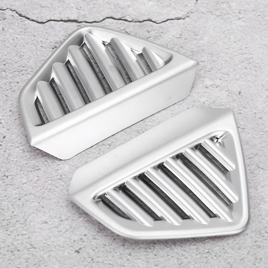 Garniture Cadre Ventilation Chromée Pour BMW Série 5 F10 (2011-2017) - Décor Intérieur Argenté - Adhésif 3M, Pose Facile