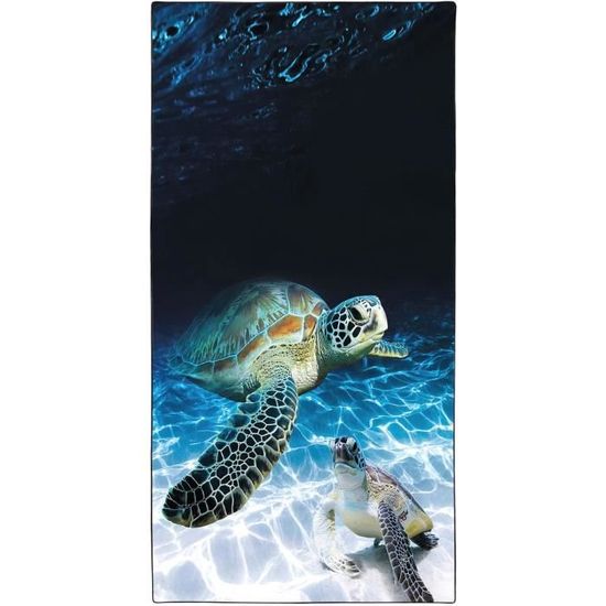 Serviette De Plage Microfibre 180 X 90cm Vert