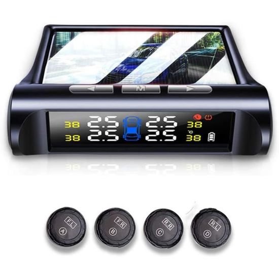 Système Numérique De Surveillance De L'air Des Pneus Tpms Usb Barre De Charge Solaire Psi C
