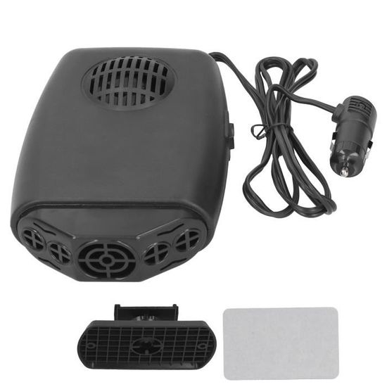 Chauffage Voiture 12V 120W Dégivrage Et Désembuage - Ventilateur Chauffant 2 En 1 Avec Rotation 360°