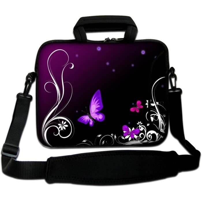 17 Pouces Sac Bandoulière Sacoche Housse Pochette pour Ordinateur Portable Satellite Pro