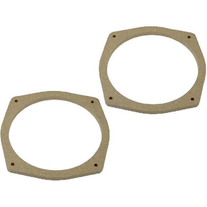 2 Entretoises Haut-Parleur Bois MDF 165mm - impregnees / vernies - Pajero