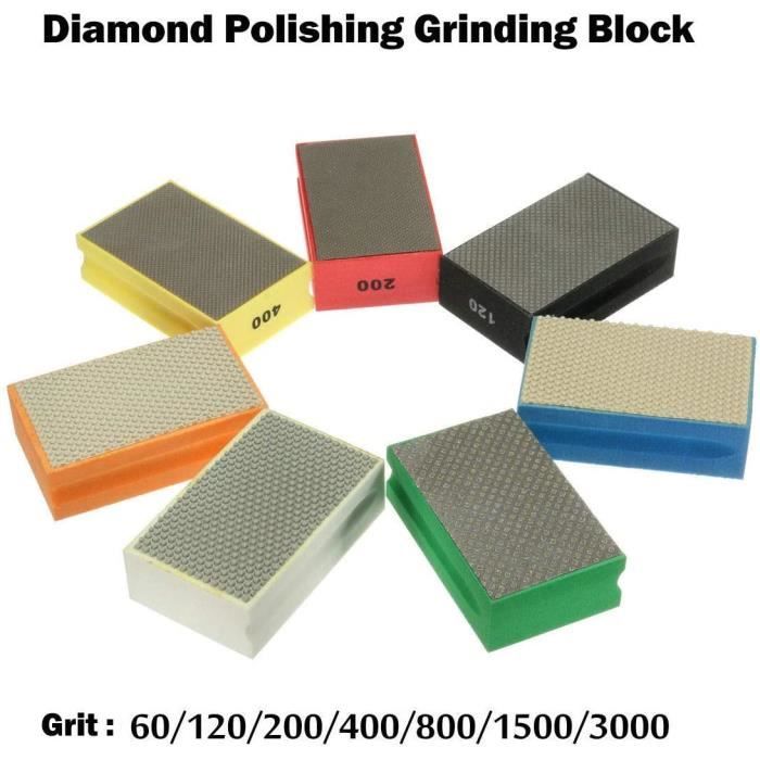 MAXI Polissage diamant, Eponge abrasive et cale à poncer -400 Grains