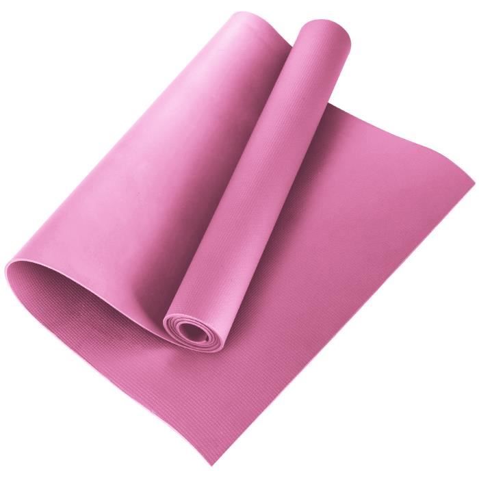 Tapis de sol Tapis de sport Tapis de gymnastique Tapis de yoga en Mousse 173 * 60 * 0.4cm rose, EVA Tapis de fitness antidérapant