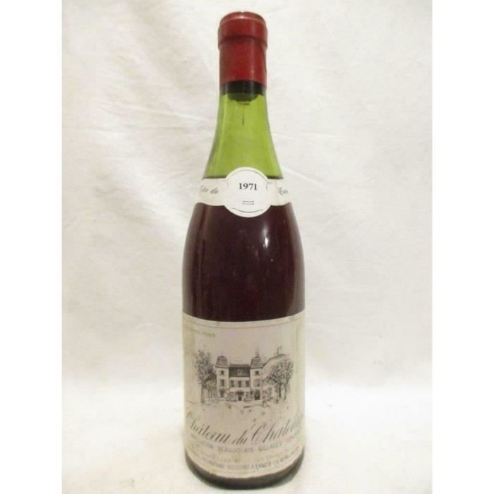 villages château de chatelard tête de cuvée rouge 1971 - beaujolais