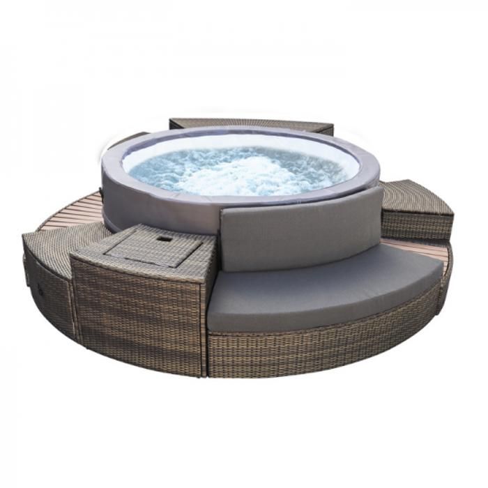 Spa portable Netspa Vita Premium 5 modules uniques - 4/6 personnes - Ø184 x H73cm