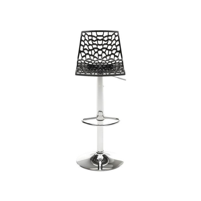 Tabouret de Bar Noir Design Spider