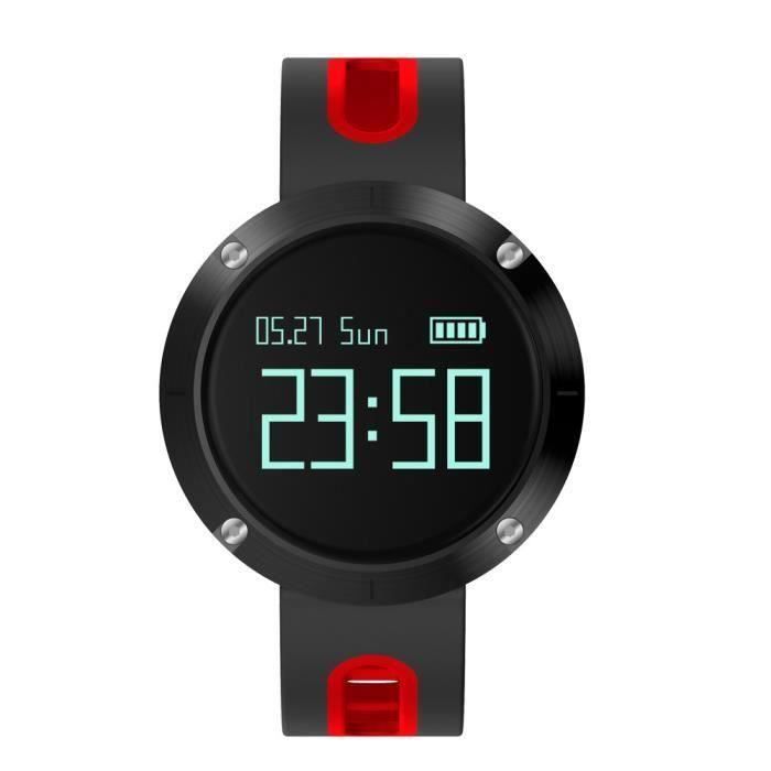 DM58 Moniteur de fréquence cardiaque Podomètre Big batterie Pression Artérielle intelligente Montre ZNSB0280
