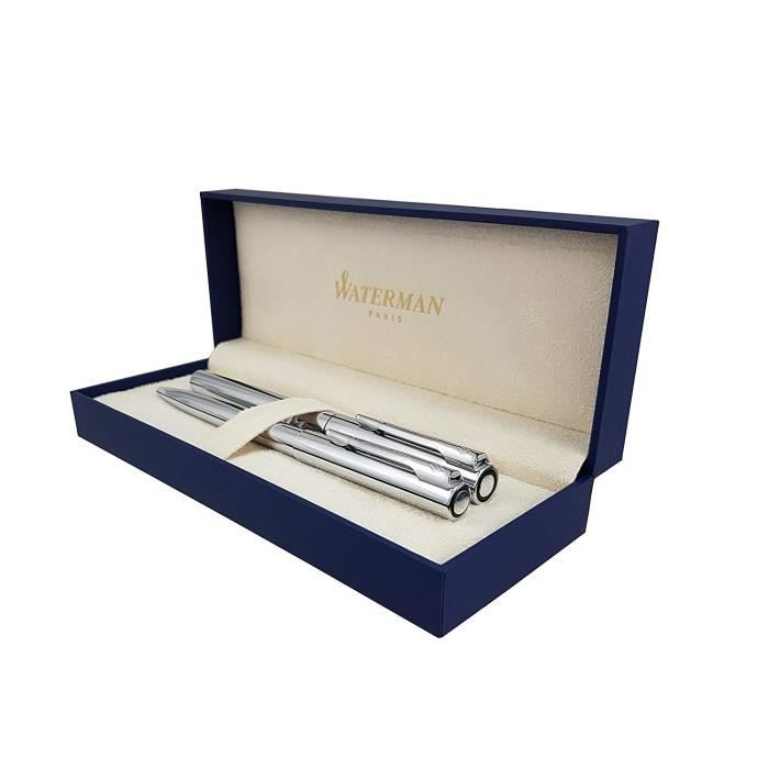 Waterman - Graduate : Parure Stylo Plume de taille fine + Stylo Bille