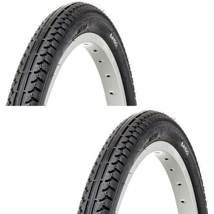 2x PNEU VELO 24- x 1.75 NOIR ETRTO 47-507 ENFANT garçon fille pneus vélo 24 pouces