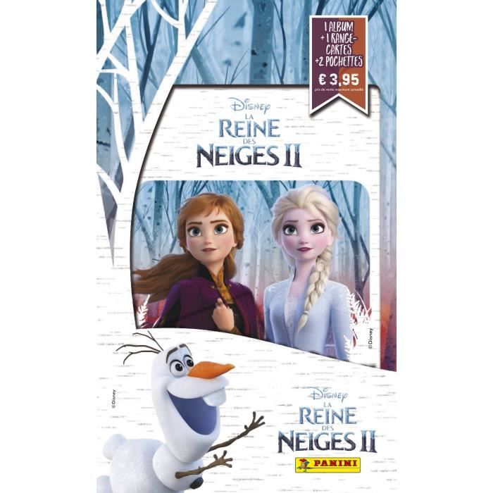 LA REINE DES NEIGES 2 Album + porte cartes + 2 pochettes