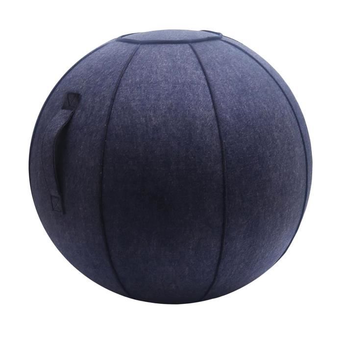 Boule de Yoga Couverture Ballons D'exercice Protecteur Assis Ball Chair Wrap Protection Housse Transporteur-Antislip Durable Bleu